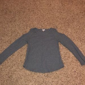 Cold Shoulder Long Sleeve